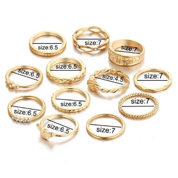 Fashion Rings Gold Tone - Picture 2 of 2